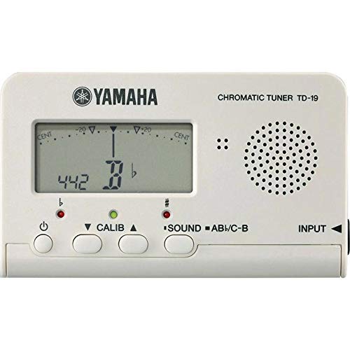 Yamaha TD-19WH Chromatisches Stimmgerät, Weiß von ヤマハ(YAMAHA)