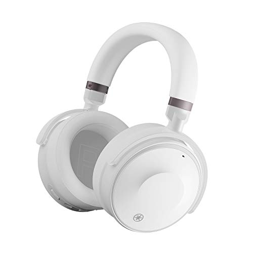 Yamaha YH-E700A kabellose Over-Ear Kopfhörer weiß – Advanced Active Noise Cancelling Kopfhörer mit 35 h Akkulaufzeit und Freisprechfunktion von YAMAHA