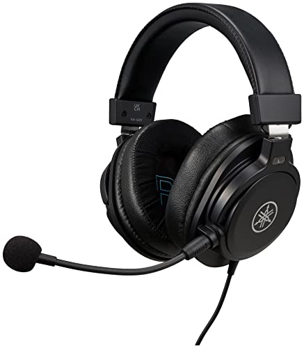 Yamaha YH-G01 Headset in Studioqualität – Over-Ear-Kopfhörer mit Mesh-Earpads und Elektret- Kondensatormikrofon – In Schwarz Yamaha YH-G01 Headset in Studioqualität – Over-Ear-Kopfhörer mit Mesh-Earpads und Elektret- Kondensatormikrofon – In Schwarz von YAMAHA