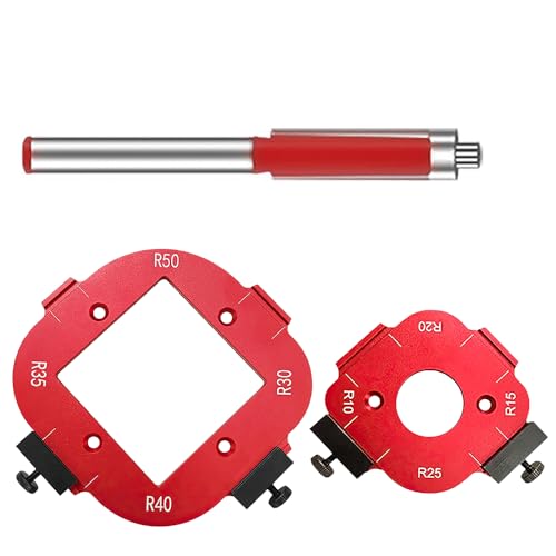 YANGUN 2 Stück Frässchablone Oberfräse, 4 In 1 Oberfräse Schablone Mit Quadratische Bohrung, Radius Jig Router Mit R10/15/20/25 Und R30/35/40/50 Radius, Für Holzbearbeitungs-DIY-Projekte YANGUN 2 Stück Frässchablone Oberfräse, 4 In 1 Oberfräse Schablone Mit Quadratische Bohrung, Radius Jig Router Mit R10/15/20/25 Und R30/35/40/50 Radius, Für Holzbearbeitungs-DIY-Projekte von YANGUN