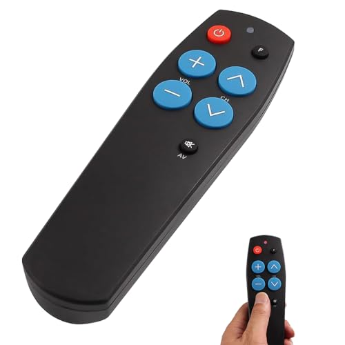 YANGUN Universelle TV-Fernbedienung mit großer Taste für ältere Menschen, Senioren Fernbedienung, Senioren Fernbedienung Funktioniert für TV und Kabel IR Geräte Bei Demenz geeignete Geschenke YANGUN Universelle TV-Fernbedienung mit großer Taste für ältere Menschen, Senioren Fernbedienung, Senioren Fernbedienung Funktioniert für TV und Kabel IR Geräte Bei Demenz geeignete Geschenke von YANGUN