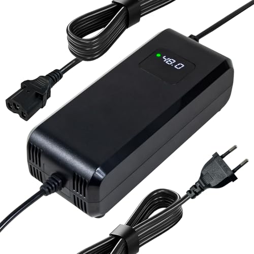 YANGZIDIANYUAN 48V 20Ah Blei-Säure-Batterieladegerät für Elektromobil ElektroRoller E-Bikes, AC-DC-Ladegerät mit Display 3-poliger Stecker YANGZIDIANYUAN 48V 20Ah Blei-Säure-Batterieladegerät für Elektromobil ElektroRoller E-Bikes, AC-DC-Ladegerät mit Display 3-poliger Stecker von YANGZIDIANYUAN