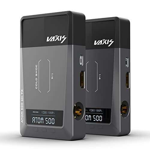 Karlak Atom 500 I-Version 1080P HDMI Drahtloses Bild-Video-Übertragungssystem Sender Empfänger 150 m/ 492 Fuß große Übertragungsreichweite für DSLR-Kamera-Gimbal-Stabilisatoren Karlak Atom 500 I-Version 1080P HDMI Drahtloses Bild-Video-Übertragungssystem Sender Empfänger 150 m/ 492 Fuß große Übertragungsreichweite für DSLR-Kamera-Gimbal-Stabilisatoren von Karlak