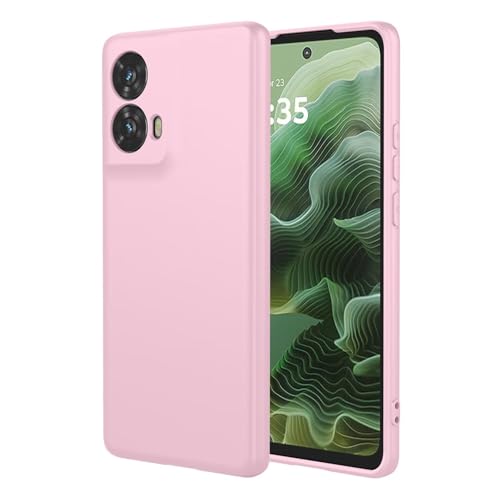 YANJIEER ESONG Liquid Silicone Case für Motorola Moto G35 5G, Ultra Dünn Weiche TPU Silikon Telefonhülle für Mädchen Frauen, Stoßfeste Kratzfestes Mikrofaserfutter Schutzhülle Rosa YANJIEER ESONG Liquid Silicone Case für Motorola Moto G35 5G, Ultra Dünn Weiche TPU Silikon Telefonhülle für Mädchen Frauen, Stoßfeste Kratzfestes Mikrofaserfutter Schutzhülle Rosa von YANJIEER