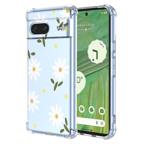 YANJIEER ESONG Transparent Handyhülle Für Google Pixel 7,Ultra Dünne Blume Muster Klar Ästhetik Schutzhülle Für Mädchen Damen,Weich TPU Silikonhülle Cover,Schlanke Durchsichtig Stoßfeste Case01 YANJIEER ESONG Transparent Handyhülle Für Google Pixel 7,Ultra Dünne Blume Muster Klar Ästhetik Schutzhülle Für Mädchen Damen,Weich TPU Silikonhülle Cover,Schlanke Durchsichtig Stoßfeste Case01 von YANJIEER