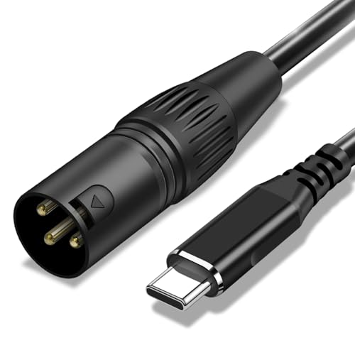 YAODEMA USB-C-auf-XLR-Kabel, 4,8 m XLR-Stecker auf USB-C-Konverter-Adapter, USB-Typ-C-auf-XLR-Stecker-Ausgang-Stereo-Kabel für Verstärker, Lautsprecher, Mischpult, etc YAODEMA USB-C-auf-XLR-Kabel, 4,8 m XLR-Stecker auf USB-C-Konverter-Adapter, USB-Typ-C-auf-XLR-Stecker-Ausgang-Stereo-Kabel für Verstärker, Lautsprecher, Mischpult, etc von YAODEMA