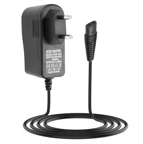 YAODHAOD 12V Rasierer Ladekabel für Rasierer Serie & C Z Series 9 8 7 6 5 3 1 3040s 3010s 3020s 3000s 340s 790cc 760cc 7865cc Epilierer Silk epil Serie 9 7 5 Beard und Head Cruzer von YAODHAOD