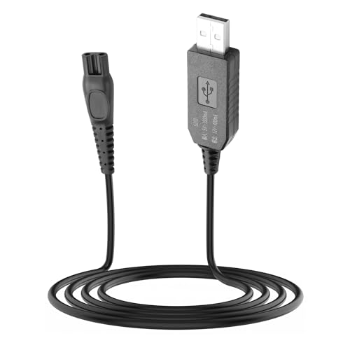 YAODHAOD 8V Rasierer Ladekabel für Philips Norelco One Blade QP2530 QP2630 HQ850 HQ912 HQ913 HQ914 HQ915,USB Beard Trimmer Netzteil YAODHAOD 8V Rasierer Ladekabel für Philips Norelco One Blade QP2530 QP2630 HQ850 HQ912 HQ913 HQ914 HQ915,USB Beard Trimmer Netzteil von YAODHAOD