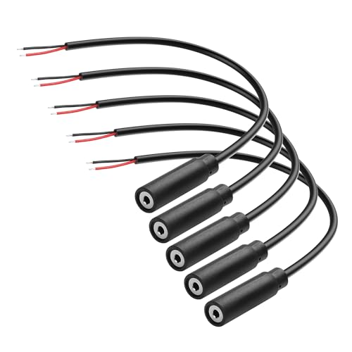 YAODHAOD Ersatz 3.5mm 2.5mm TS auf Bare Wire Monokanal Audio Kabel，Stecker Pigtail Open End Audio Kabel für Kopfhörer Mikrofon Kabel Reparatur 30CM (2.5mm TS Buchse 2 Pole) von YAODHAOD