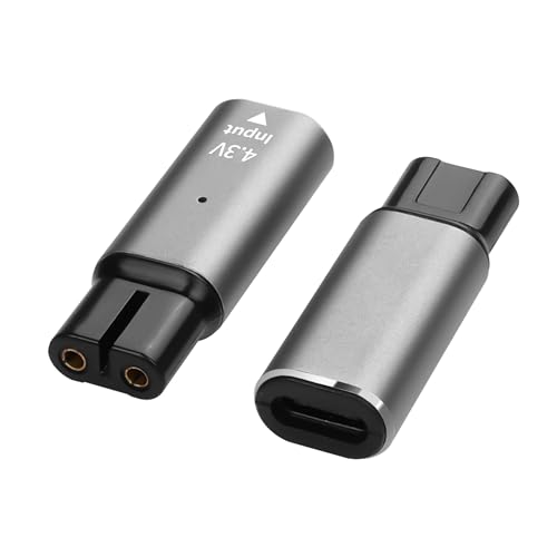 YAODHAOD Rasierer Ladegerät PD Adapter 5V 8V 15V,Kompatibel mit Philips Kompatibel mit Norelco Oneblade QP2520 QP2515 QP2620 A00390 HQ850 QP2530，USB-C Konverter (1 PACK)(4.3V-A00390) von YAODHAOD