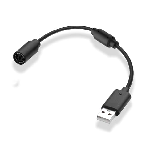 YAODHAOD USB Kabel für Xbox 360 Controller,Kabelgebundenes Controller USB Abreißkabel,für Microsoft für Xbox 360 Zubehör (1) von YAODHAOD