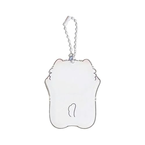 Acryl-Fotokartenhalter, Tier, Kreditkartenhülle, Anhänger, Schlüsselanhänger, Ausweishalter für Studenten, Ausweis, Geschenke von YAOGUI