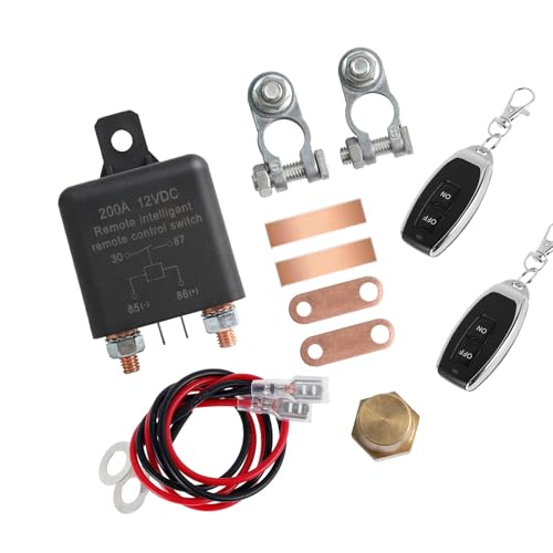 Drahtlose Fernbedienungsbatterie Trennschalter 12 V 24 V Automatische Absperrung Für Die Sicherheit Und Effizienz Von Autos ATVs LKW Bootsboot Drahtlose Fernbedienungsbatterie Trennschalter 12 V 24 V Automatische Absperrung Für Die Sicherheit Und Effizienz Von Autos ATVs LKW Bootsboot von YAOGUI
