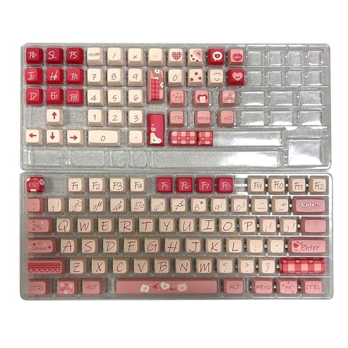 YAOGUI Cartoon Tastenkappen Hochwertige Sublimationen 120 Tasten Mechanische Tastaturen Tastenkappen Set von YAOGUI