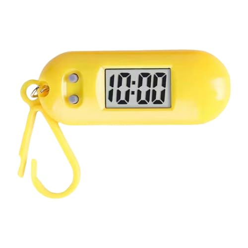 YAOGUI Digitale Miniatur-Taschenuhr mit LED-Schlüsselanhänger, leicht ablesbare Uhr für Studenten, Kinder, tragbar und einfach zu bedienende Uhr, gelb YAOGUI Digitale Miniatur-Taschenuhr mit LED-Schlüsselanhänger, leicht ablesbare Uhr für Studenten, Kinder, tragbar und einfach zu bedienende Uhr, gelb von YAOGUI