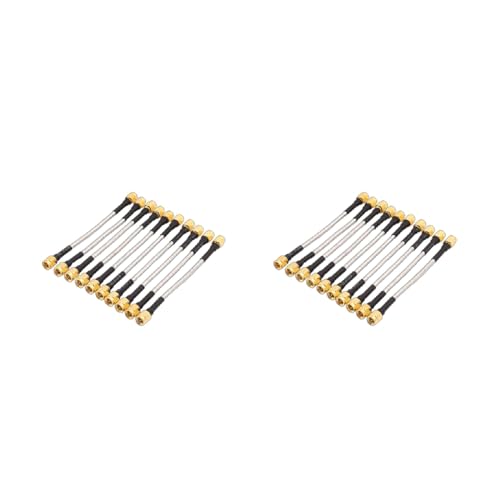 YAOGUI Elektronikzubehör, 10 Stück SMA-Stecker auf SMA-Stecker, Pigtail-Kabel, 10 cm, halbstarrer Koaxialstecker YAOGUI Elektronikzubehör, 10 Stück SMA-Stecker auf SMA-Stecker, Pigtail-Kabel, 10 cm, halbstarrer Koaxialstecker von YAOGUI