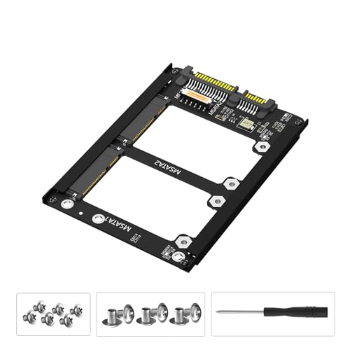 YAOGUI MSATA SATA3-Konverterrahmenständer In Voller Größe Unterstützt Schnelle SATA3/6-Gbit/s Speicherhalterung von YAOGUI