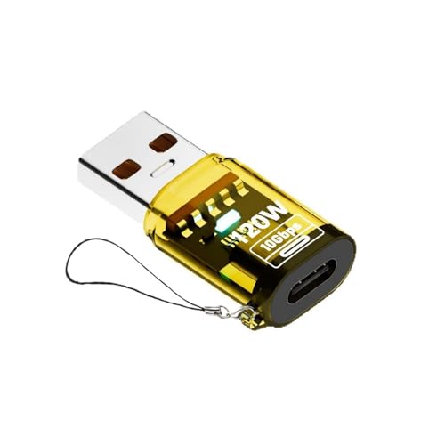 YAOGUI Multifunktionaler Hochgeschwindigkeits-USB-auf-Typ-C-Konverter, 120 W, 10 Gbit/s, Dateiübertragung mit Kopfhörerkompatibilitäten YAOGUI Multifunktionaler Hochgeschwindigkeits-USB-auf-Typ-C-Konverter, 120 W, 10 Gbit/s, Dateiübertragung mit Kopfhörerkompatibilitäten von YAOGUI