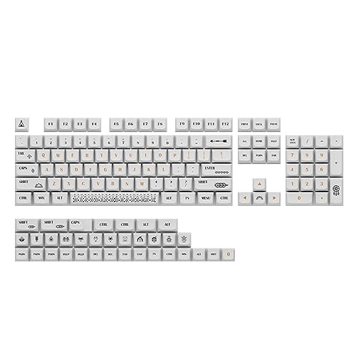 YAOGUI Tastatur, 1 Set Tastenkappen, dicke PBT-Farbstoffsublimation, Kirschprofil-Tastenkappen-Set, lichtdicht, für Spiele, mechanische Tastatur-Tastenkappen von YAOGUI