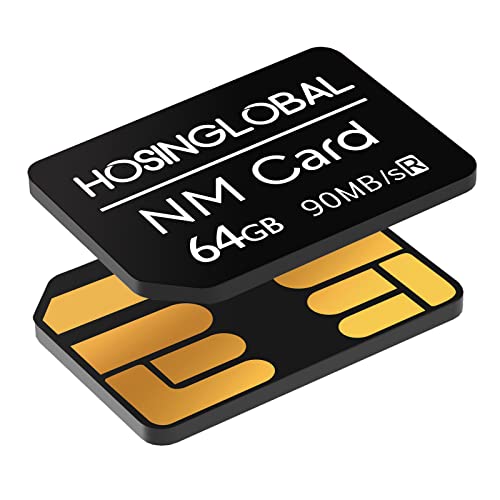 NM Karte 64GB 90MB/S Nano Speicherkarte Nano Karte Nur für Huawei P30/P40/P50/P60 Series/Mate20/Mate30/Mate40/Mate50 Series Nano 64GB Karte geeignet von YAOMAISI