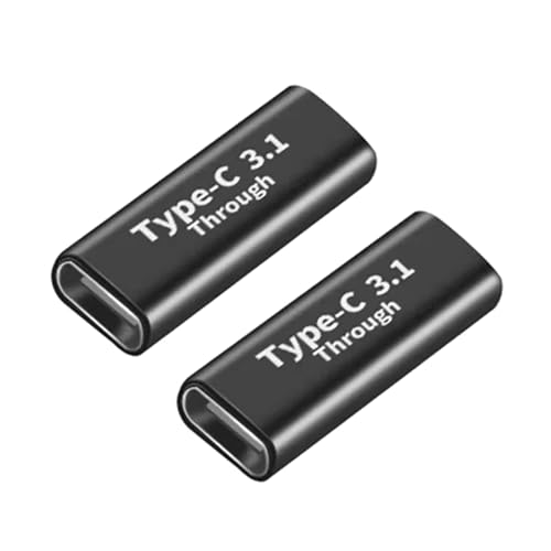 YAPAILANG 2 x USB-3.1-Typ-C-Adapter mit Buchse / Stecker, Haltbarkeit für stabile Verbindung und verbesserte Büroproduktivität YAPAILANG 2 x USB-3.1-Typ-C-Adapter mit Buchse / Stecker, Haltbarkeit für stabile Verbindung und verbesserte Büroproduktivität von YAPAILANG