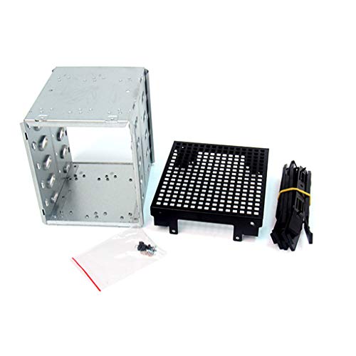 YAPAILANG Digitaler Käfig für 5 Schächte, 12,7 x 8,9 cm (5 x 3,5 Zoll), Edelstahlrahmen für Computerzubehör von YAPAILANG