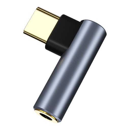 YAPAILANG Typ-C-auf-3,5-mm-Sound-Konverter, USB-C-auf-3,5-mm-Kopfhörer-Stecker-Adapter, Aluminium-Adapter, einfach zu bedienen, für Smartphones YAPAILANG Typ-C-auf-3,5-mm-Sound-Konverter, USB-C-auf-3,5-mm-Kopfhörer-Stecker-Adapter, Aluminium-Adapter, einfach zu bedienen, für Smartphones von YAPAILANG