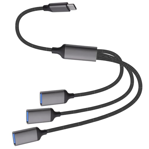 YARCHONN USB Typ C auf USB OTG Splitter Y Kabel Konverter Multi USB Port Expander Hub Adapter,1 Typ C auf 3 USB 2.0 für Telefon Laptop YARCHONN USB Typ C auf USB OTG Splitter Y Kabel Konverter Multi USB Port Expander Hub Adapter,1 Typ C auf 3 USB 2.0 für Telefon Laptop von YARCHONN