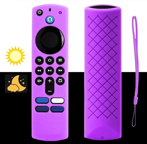Silikon-Fernbedienungsabdeckung, Ersatz für Smart HD Streaming 3. Generation, 4K-Fernbedienung, rutschfest, waschbar, Schutzhülle mit Umhängeband Silikon-Fernbedienungsabdeckung, Ersatz für Smart HD Streaming 3. Generation, 4K-Fernbedienung, rutschfest, waschbar, Schutzhülle mit Umhängeband von YAREETY