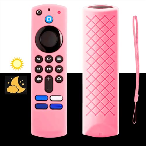 Silikon-Fernbedienungsabdeckung, Ersatz für Smart HD Streaming 3. Generation, 4K-Fernbedienung, rutschfest, waschbar, Schutzhülle mit Umhängeband Silikon-Fernbedienungsabdeckung, Ersatz für Smart HD Streaming 3. Generation, 4K-Fernbedienung, rutschfest, waschbar, Schutzhülle mit Umhängeband von YAREETY