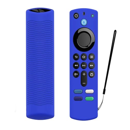Silikon-Fernbedienungsabdeckung, Ersatz für Smart HD Streaming 3. Generation, 4K-Fernbedienung, rutschfest, waschbar, Schutzhülle mit Umhängeband Silikon-Fernbedienungsabdeckung, Ersatz für Smart HD Streaming 3. Generation, 4K-Fernbedienung, rutschfest, waschbar, Schutzhülle mit Umhängeband von YAREETY