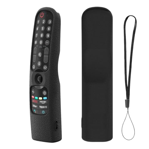 Silikon-Schutzhülle für Fernbedienung, kompatibel mit LG AN-MR24GA/MR23GA/MR22GN/MR21GN, Magic Remote Cover für LG TV, kratzfest, mit Fernbedienungsschlaufe Silikon-Schutzhülle für Fernbedienung, kompatibel mit LG AN-MR24GA/MR23GA/MR22GN/MR21GN, Magic Remote Cover für LG TV, kratzfest, mit Fernbedienungsschlaufe von YAREETY