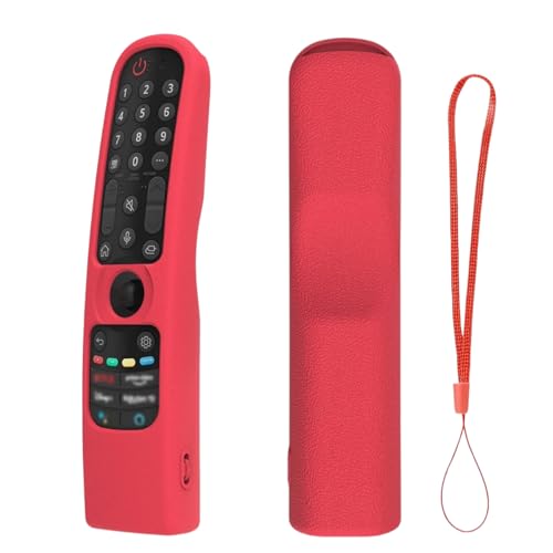 Silikon-Schutzhülle für LG AN-MR24GA/MR23GA/MR22GN/MR21GN, Magic Remote Cover für LG TV, kratzfest, mit Fernbedienungsschlaufe Silikon-Schutzhülle für LG AN-MR24GA/MR23GA/MR22GN/MR21GN, Magic Remote Cover für LG TV, kratzfest, mit Fernbedienungsschlaufe von YAREETY