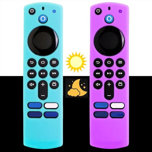 Silikon-Schutzhülle für Smart HD-Streaming 3. Generation. 4K-Fernbedienung, rutschfest, waschbar, mit Umhängeband, 2 Stück Silikon-Schutzhülle für Smart HD-Streaming 3. Generation. 4K-Fernbedienung, rutschfest, waschbar, mit Umhängeband, 2 Stück von YAREETY