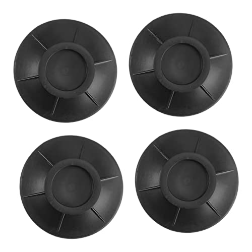 YARNOW 1 Satz 4st Anti-rutsch-matte Für Den Haushalt Nivellierungspads Für Waschmaschinen Gummifußpolster Anti-vibrations-pads Runde Unterlegscheibe Bodentrockner Plastik Zubehör Schock von YARNOW