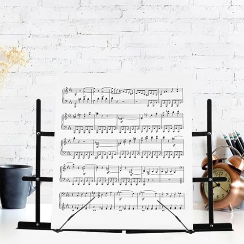 YARNOW 1 Satz Notenständer Musikbuch Stand Tabletop -musikständer Ständer Notenhalter Halterung Für Tablet-ständer Buchständer Für Klavier Buchstand Black Metall YARNOW 1 Satz Notenständer Musikbuch Stand Tabletop -musikständer Ständer Notenhalter Halterung Für Tablet-ständer Buchständer Für Klavier Buchstand Black Metall von YARNOW