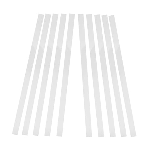 YARNOW 10 Stück Snare-zubehör Snare Drum Draht -justierer Riemenspanner-satz Snare -drahtfilmgurte Snare -drum Draht -ansätze Snare Drum Drahtstabilisatoren Polyesterfolie Transparent von YARNOW