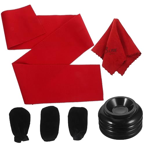 YARNOW 1Satz Klavierpflege Teiliges Klavier Wartungsset Mit Klavierschlüsselabdeckung Pedalabdeckung Caster Cups Und Reinigungstuch Für Optimale Klavierpflege Und Schutz von YARNOW