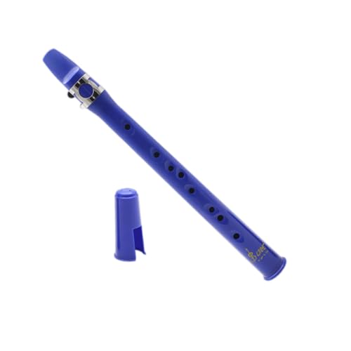 YARNOW 1Satz Mini Saxophon für Anfänger Tragbares Harz Musikinstrument Blau Lernspielzeug für Kreativität und Musikkognition von YARNOW