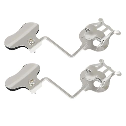 YARNOW 2 Stück Notenständer Leier für Posaune Zubehör für Posaune Musikständer Clips Lyra-Clip Musikcliphalter klavier zubehör Musik-Büroklammerhalter Eisen Silver YARNOW 2 Stück Notenständer Leier für Posaune Zubehör für Posaune Musikständer Clips Lyra-Clip Musikcliphalter klavier zubehör Musik-Büroklammerhalter Eisen Silver von YARNOW