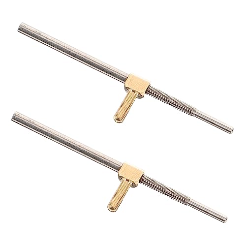 YARNOW 2 Stück Schnur Klavier -Bogenschraubenstange Reparaturschraube für Geigenbogenschraube Frosch werkzeug Geigeninstrumententeile Schraube befestigen Metall Silver YARNOW 2 Stück Schnur Klavier -Bogenschraubenstange Reparaturschraube für Geigenbogenschraube Frosch werkzeug Geigeninstrumententeile Schraube befestigen Metall Silver von YARNOW