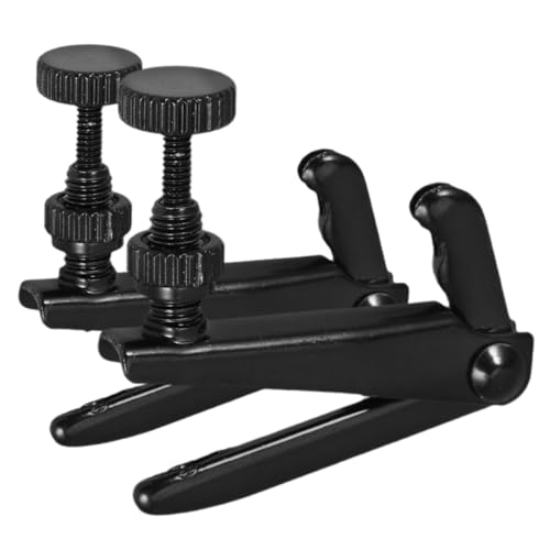 YARNOW 2 Stück stimmer geige Stimmgerät für Bratsche Geigenfeiner -Tuner Stimmwirbel für Violine Bodengeigenständer Violine Notenständer Geigenstimmer Plastik Black YARNOW 2 Stück stimmer geige Stimmgerät für Bratsche Geigenfeiner -Tuner Stimmwirbel für Violine Bodengeigenständer Violine Notenständer Geigenstimmer Plastik Black von YARNOW