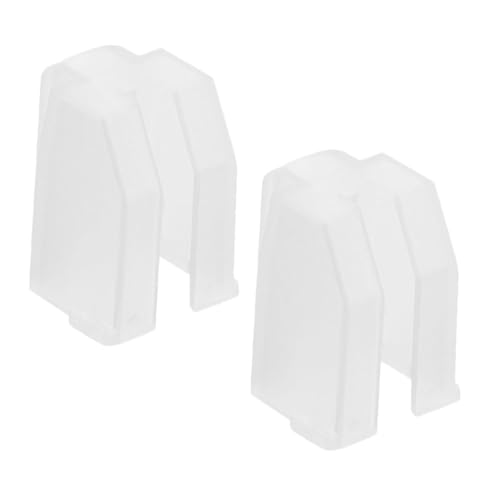 YARNOW 2 Stücke Stylus-Schutzhülle Ersatz Stift für Plattenspieler aufzeichnen Nadeln für Plattenspieler für Schallplatten Plastik Weiß von YARNOW