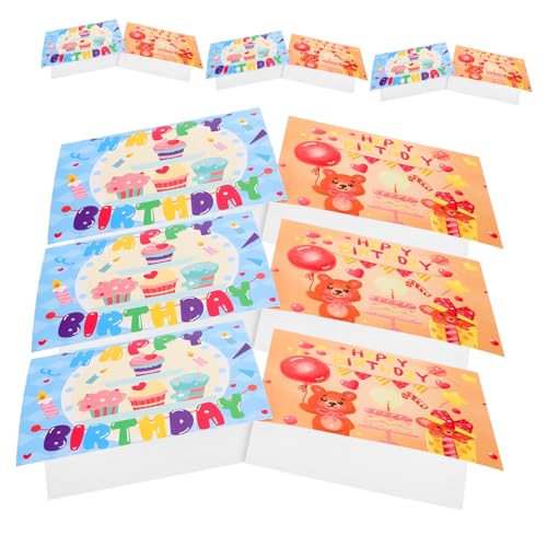 YARNOW 20 Stück Grußkarte Alles Zum Geburtstagskarten Geburtstagskarte Für Danke Karten Bulk-geburtstagskarten Mit Umschlägen Große Geburtstagskarten Papier YARNOW 20 Stück Grußkarte Alles Zum Geburtstagskarten Geburtstagskarte Für Danke Karten Bulk-geburtstagskarten Mit Umschlägen Große Geburtstagskarten Papier von YARNOW