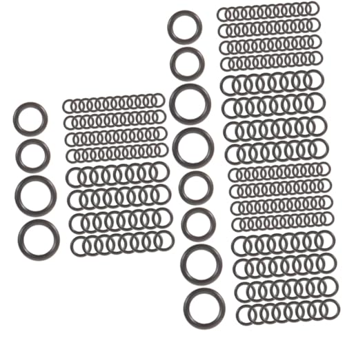 YARNOW 3 Sätze Dichtring Dichtungsscheibe Für Hochdruckreiniger Dichtring Kit Schlüsselringe Dichtungen Motordichtscheibe O Förmige Ringdichtung Ersatzdichtscheibe Schwarzer 80 Stück * 3 von YARNOW