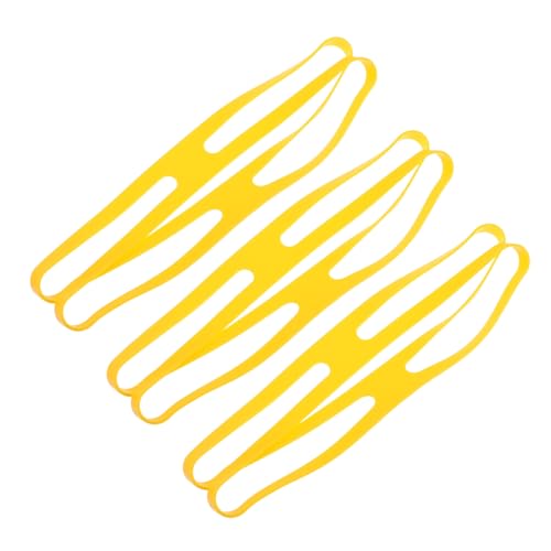 YARNOW 3 Stück Bänder Flexibel Tragbare Elastische Bänder Befestigungsbänder Bänder Zur Befestigung Bento-hüllenbänder Festträgerriemen Elastizbänder Yellow Gummi YARNOW 3 Stück Bänder Flexibel Tragbare Elastische Bänder Befestigungsbänder Bänder Zur Befestigung Bento-hüllenbänder Festträgerriemen Elastizbänder Yellow Gummi von YARNOW