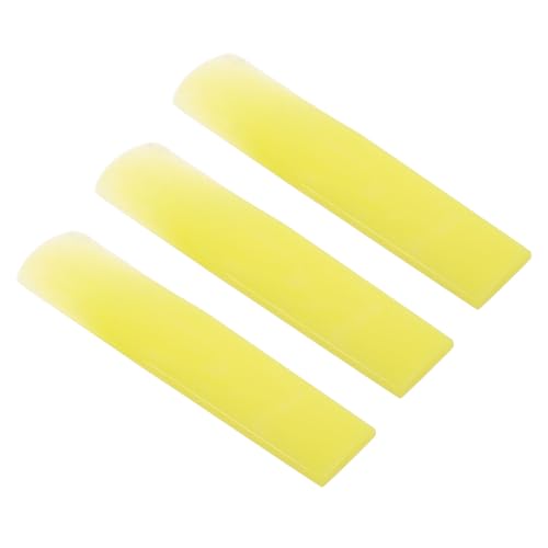 YARNOW 3 Stück Blatt für Altsaxophon Zubehör für Sopransaxophone Tenorblätter Aromatisierte Schilf für Saxophon Zubehör für Tenorsaxophone Blätter für Saxophon Harz Khaki von YARNOW