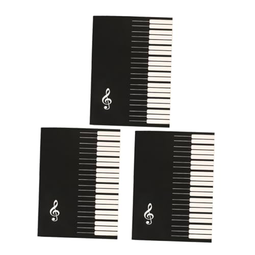 YARNOW 3 Stück Musik Notizbuch für Anfänger Notenheft für Gitarre und Klavier mit Leeren Notenlinien für Musikunterricht und Praktisch und Tragbar Perfektes für Musikliebhaber YARNOW 3 Stück Musik Notizbuch für Anfänger Notenheft für Gitarre und Klavier mit Leeren Notenlinien für Musikunterricht und Praktisch und Tragbar Perfektes für Musikliebhaber von YARNOW
