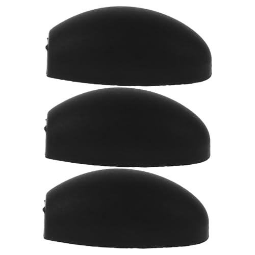 YARNOW 3 Stück Saxophon-Silikontasten Sax Daumenkissen Saxophon-Daumenauflagekissen Saxophon Daumenstütze Kieselgel Black von YARNOW