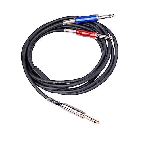 YARNOW 3M Gitarrenkabel Dual Mono Umrichterdraht Ofc Für Mixer Spieler Und Aufnahmegeräte Vergoldete Stecker Für Optimale Klangqualität Und Langlebig von YARNOW